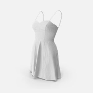 Vestido Couro Branco